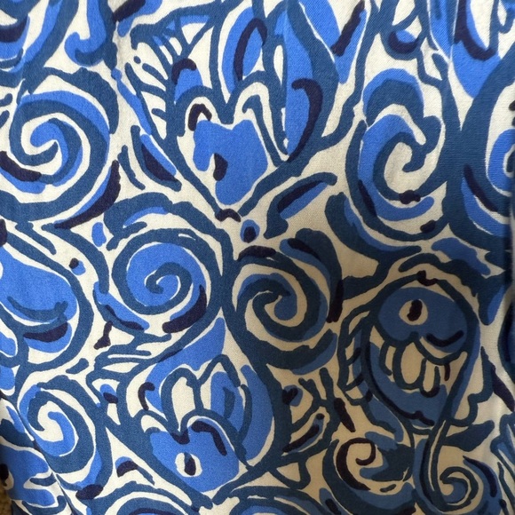 Lilly Pulitzer Melba Chasing Tails Jumpsuit XXS Blue White Print - Picture 6 of 8